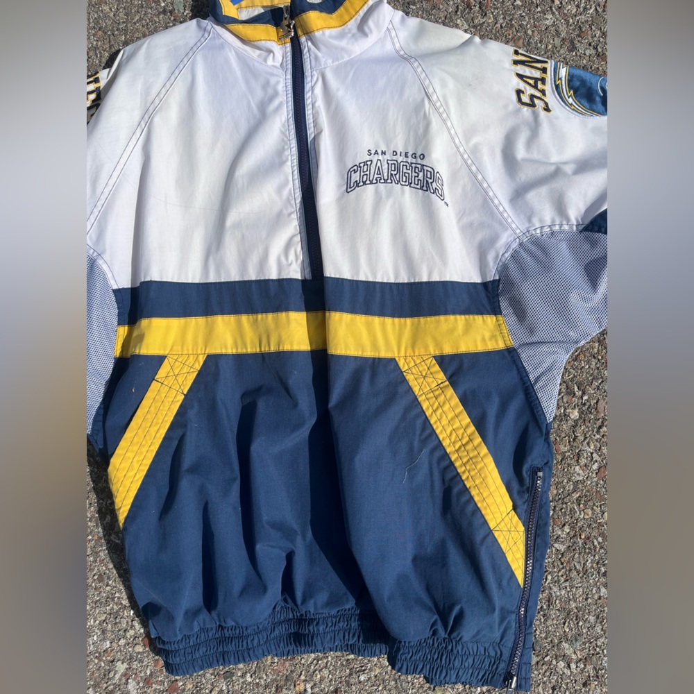RARE STARTER San Diego Chargers Quarterzip